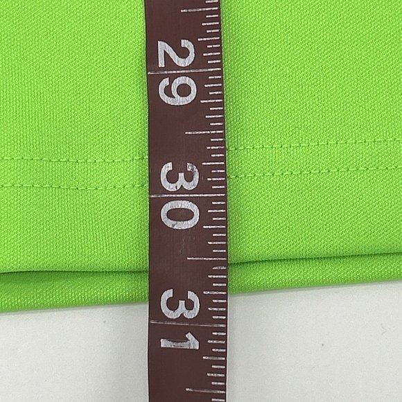 Under Armour Shirt Men 2XL Neon Green Short Sleeve Polo HeatGear Kalahari Resort - Picture 7 of 9